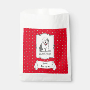 Spoiled Rotten Old English Sheepdog (Grau 1) Funny Geschenktütchen
