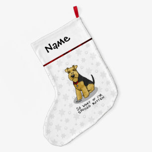 Spoiled Rotten Welsh Terrier Dog - Niedlich Großer Weihnachtsstrumpf