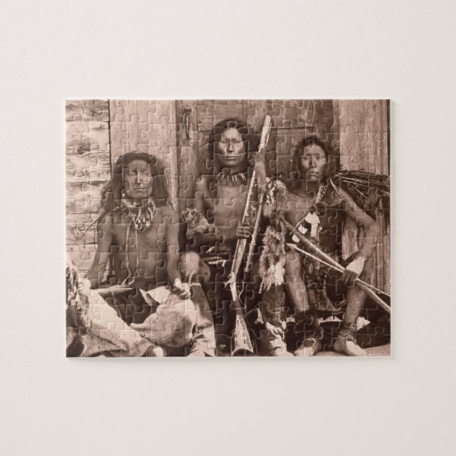 Spokane-amerikanischer Ureinwohner, 1861 (b/w (Horizontal)