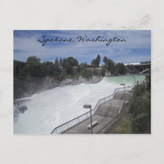 Spokane Fälle Postkarte