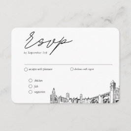 Spokane Hochzeit traditionelle UAWG Option Begleitkarte