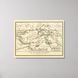 Spokane Land Leinwanddruck