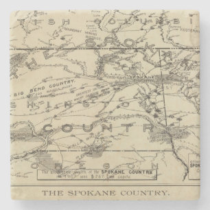 Spokane-Land Steinuntersetzer