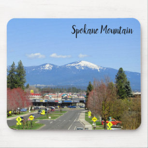 Spokane Mountain oder Ihr Bild Mousepad