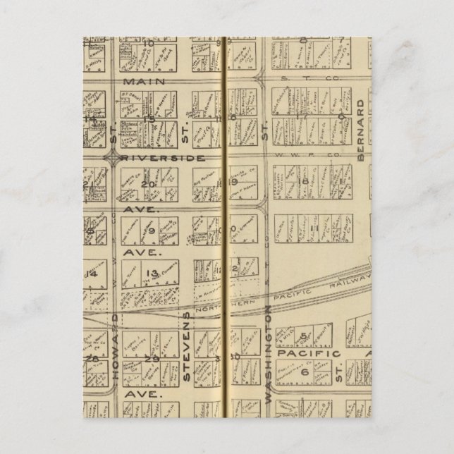 Spokane Postkarte (Vorderseite)