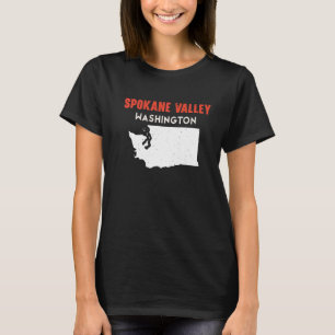 Spokane Valley Washington USA Staat Amerika Reisen T-Shirt