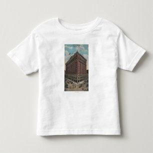 Spokane, WA - Ansicht von Davenport-Hotel Kleinkind T-shirt
