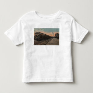 Spokane, WA - Ansicht von N. Pacific Train u. Kleinkind T-shirt