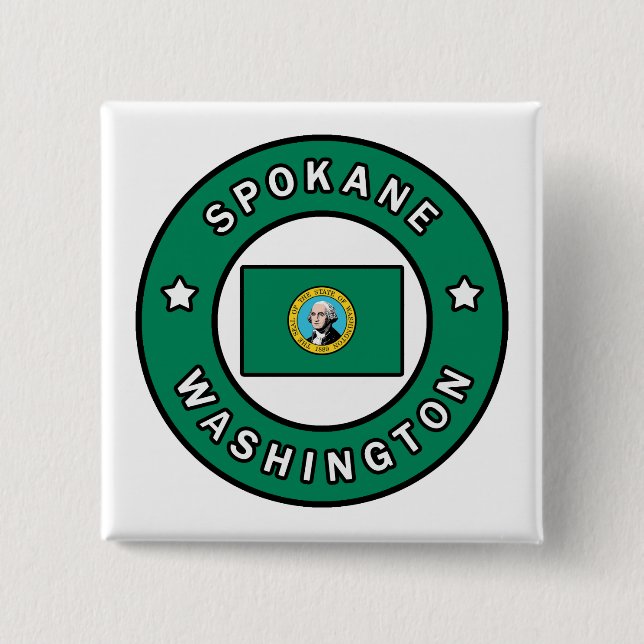 Spokane Washington Button (Vorderseite)