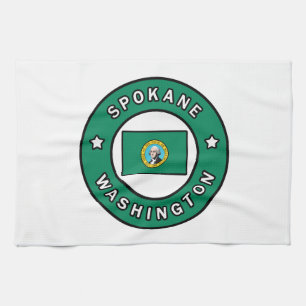 Spokane Washington Geschirrtuch