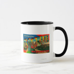 Spokane, Washington - große Buchstabe-Szenen 2 Tasse