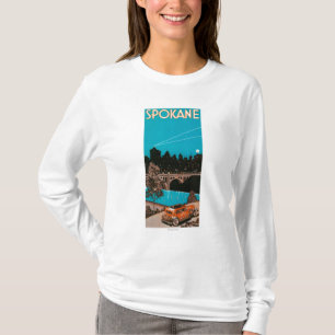 Spokane-Werbungs-Plakat #1Spokane, WA T-Shirt