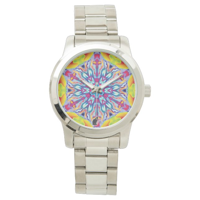 Spokes Kaleidoscope Watch Armbanduhr (Vorderseite)
