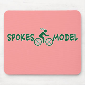 SPOKESMODEL Punny Damen-Radfahren Mousepad
