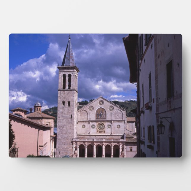 Spoleto Umbria Italien Fotoplatte (Vorderseite)