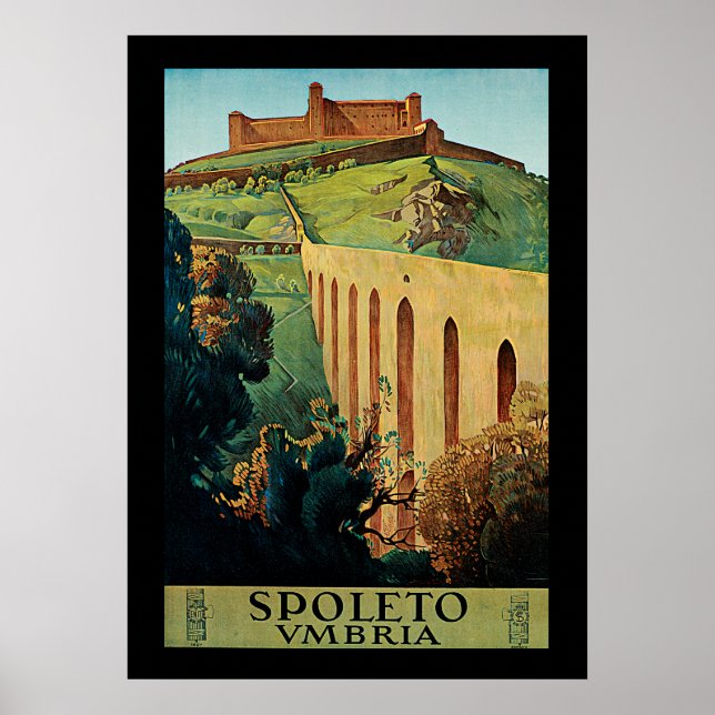 Spoleto - Umbrien Poster (Vorne)