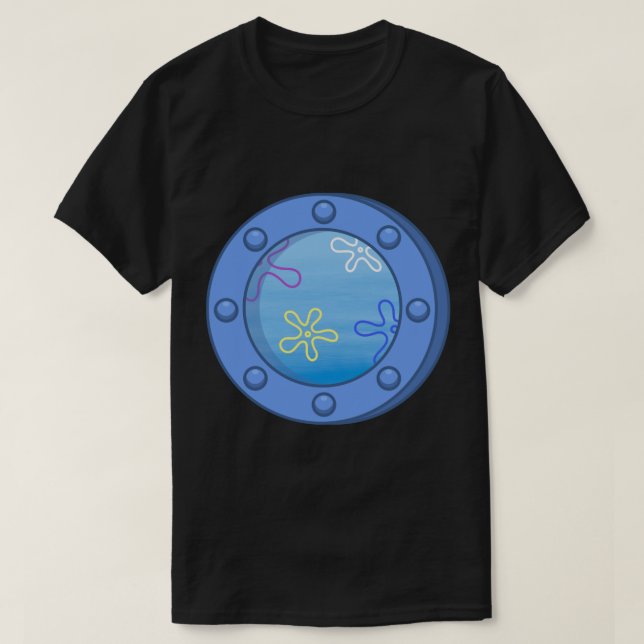 Spongebob-Porthole (Himmel) T-Shirt (Design vorne)