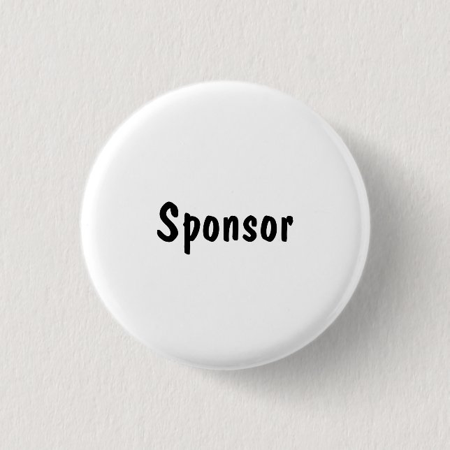 Sponsor Button (Vorderseite)