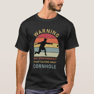 Spontane Gespräche über Cornhole T-Shirt