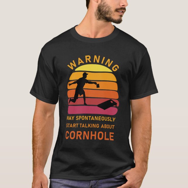 Spontane Gespräche über Cornhole T-Shirt (Vorderseite)
