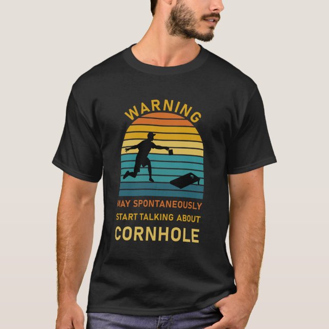 Spontane Gespräche über Cornhole T-Shirt (Vorderseite)