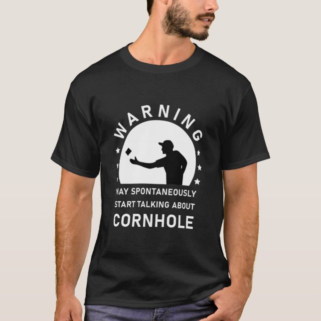 Spontane Gespräche über Cornhole T-Shirt (Vorderseite)
