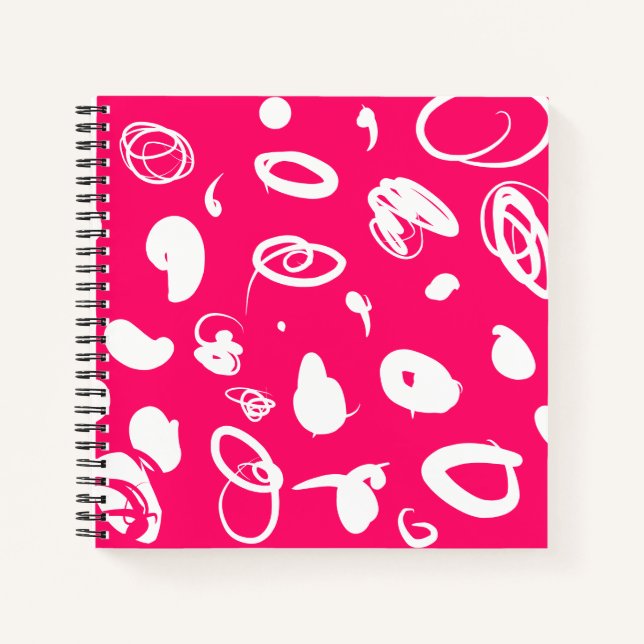 Spontanes Design SpiralNotebook Notizbuch (Vorderseite)