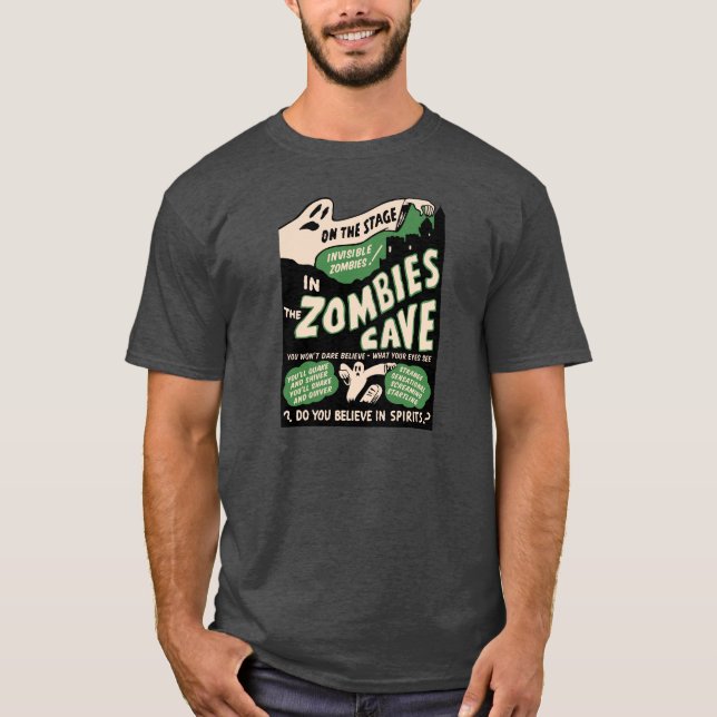 Spook Show Poster Art - Zombies T-Shirt (Vorderseite)