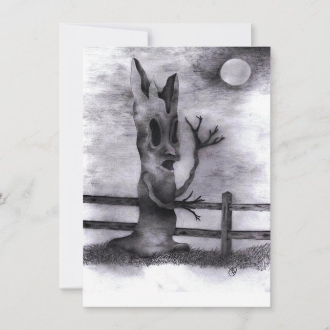 "Spook Tree" Einladung (Vorderseite)