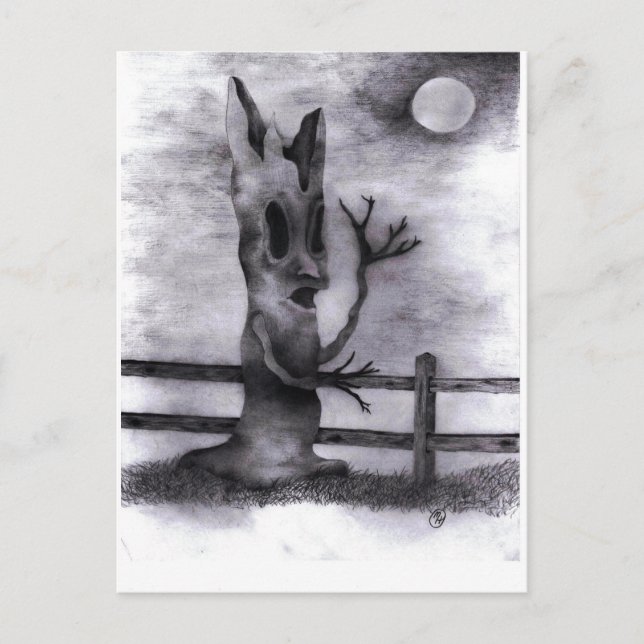 "Spook Tree" Postkarte (Vorderseite)