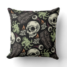 Spooker Halloween Grunge Skull-Design