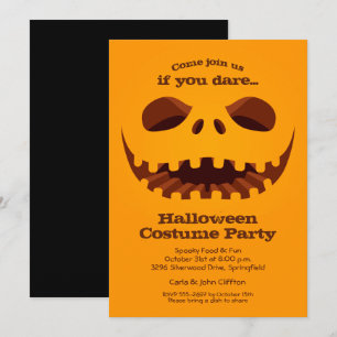 Spooker Jack o' Lantern Halloween Einladung