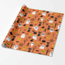 Spooker Klassiker Halloween Symbole Nahtloses Must