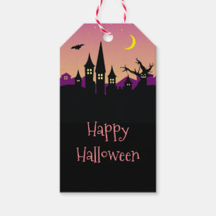 Spookes Beängstigendes Spuk Halloween-Party des Geschenkanhänger