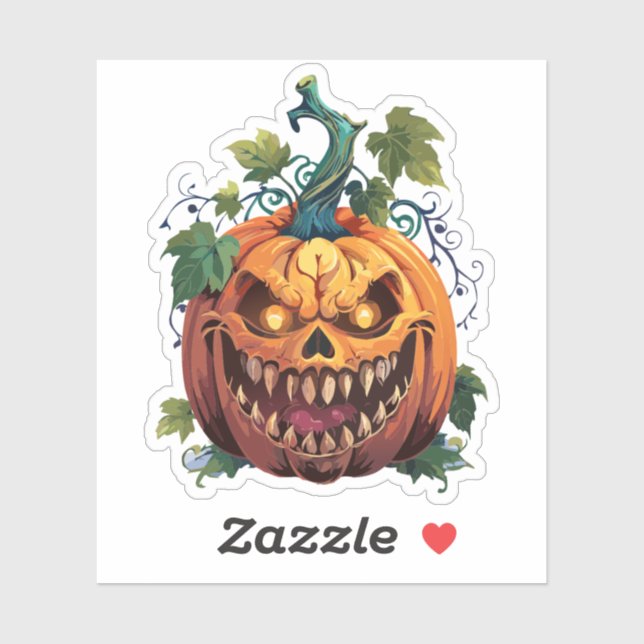 Spookes Halloween-Monster Aufkleber (Blatt)