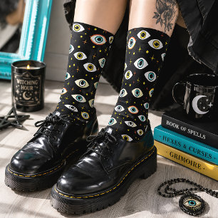 Spookes Halloween-Zauberei, gruselige Augen Socken