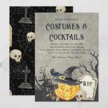 Spookes Kostüme und Cocktails Halloween-Party