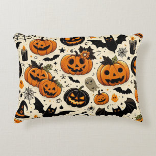 Spookes Niedliches Halloween-Seamless-Muster Dekokissen