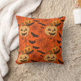 Spookes Niedliches Halloween-Seamless-Muster Kissen