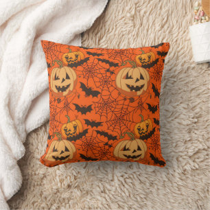 Spookes Niedliches Halloween-Seamless-Muster Kissen