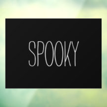 Spookes schwarz-weiß Halloween, handgeschrieben