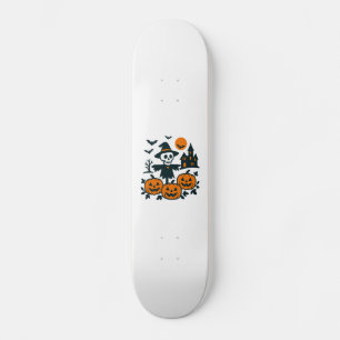 Spookes Skelettschareck und Spuk Hausnacht Skateboard