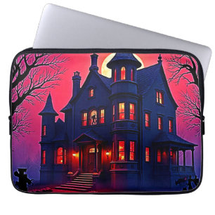 Spookes Spuk Haus im Dusk Design Laptopschutzhülle