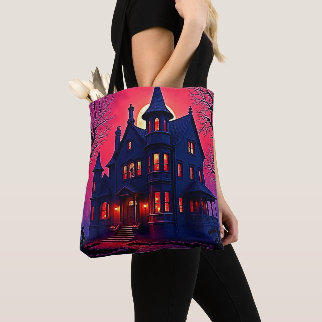 Spookes Spuk Haus im Dusk Design Tasche (Von Nahem)