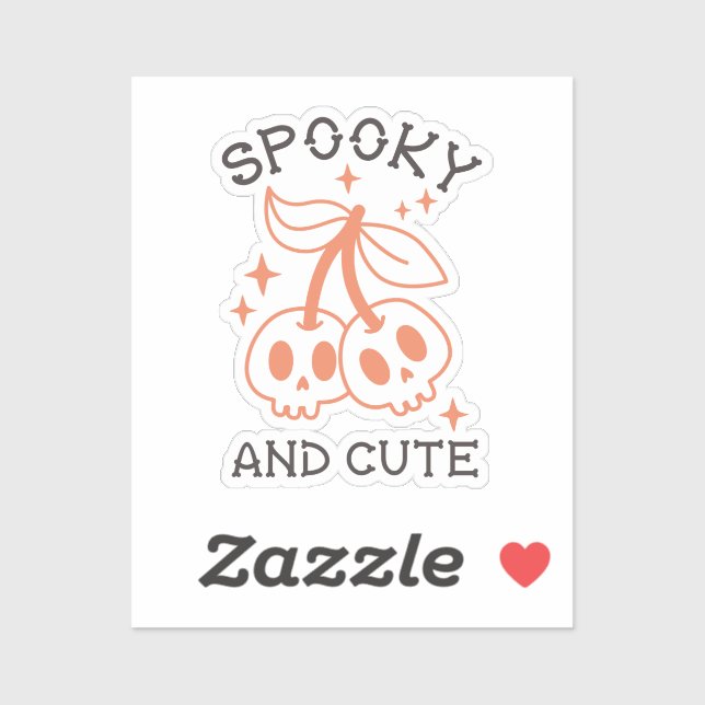 Spookes und niedliches Halloween Aufkleber (Blatt)