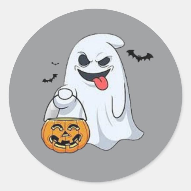 Spookey Ghost Aufkleber (Vorderseite)