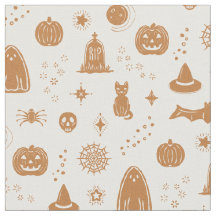 Spookie-Dinge Muster - Schnee + Roststoffe