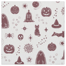 Spookie-Dinge Muster - Schnee + Weinstoff