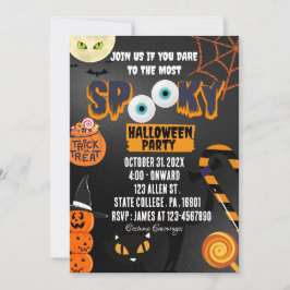 SPOOKIEST HALLOWEEN-PARTY Einladung