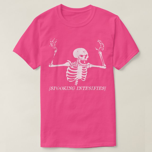 Spooking verstärkt Lazy Halloween Kostüm Spooky T-Shirt (Design vorne)
